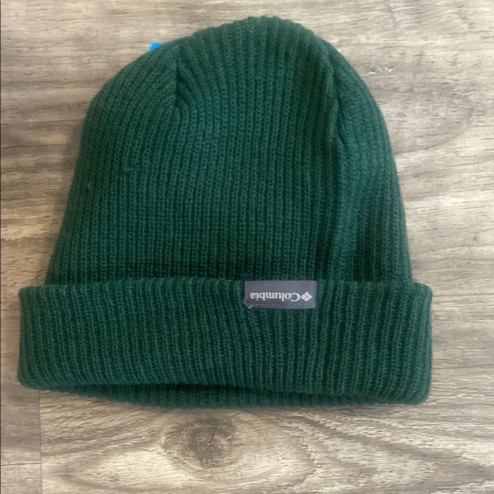 Columbia Green Knit Beanie